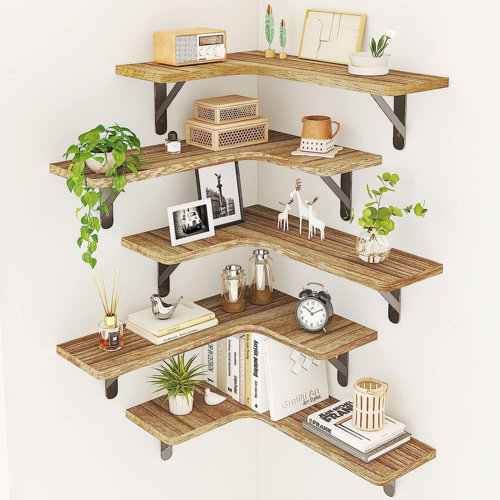 Wall Mounted Corner Shelves Wayfair